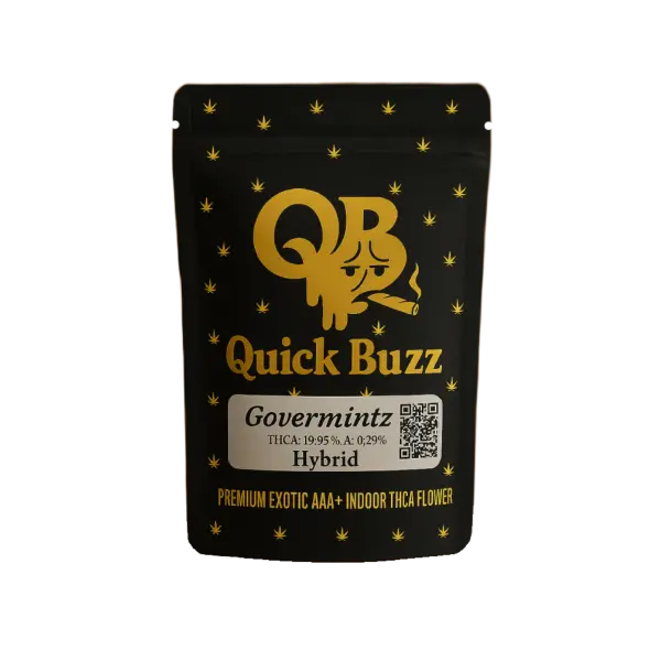 Quick Buzz Govermintz Hemp Flower 3.5 gram